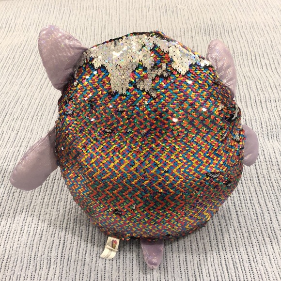 Owl flip sequin stuffy - Picture 2 of 5